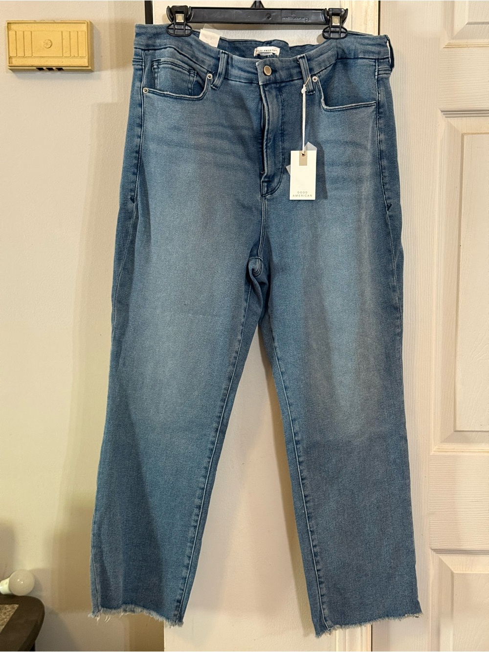 NWT Good American blue denim jeans size 20 #goodamerican #denim